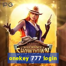 onekey 777 login